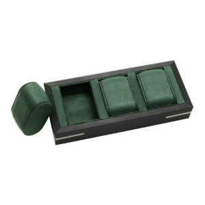 Alternative view of Triple Watch Display Tray - Midnight & Emerald