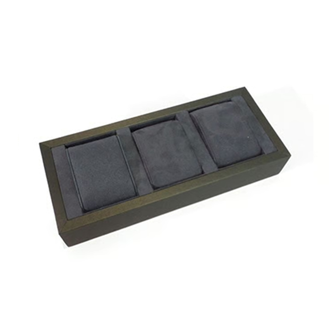 Triple Watch Display Tray - Graphite